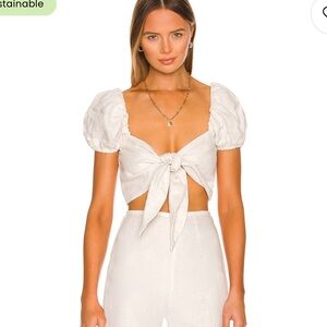 Faithful the Brand Eva Top in eggshell